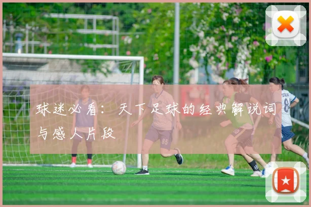 球迷必看：天下足球的经典解说词与感人片段